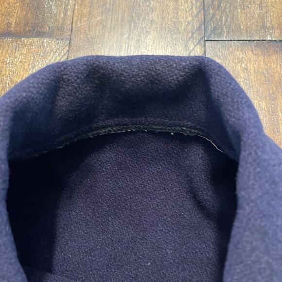 Vintage Villanova Jacket Mens Medium Blue Wool Varsity Letterman Striped 60s 70s - Picture 11 of 16